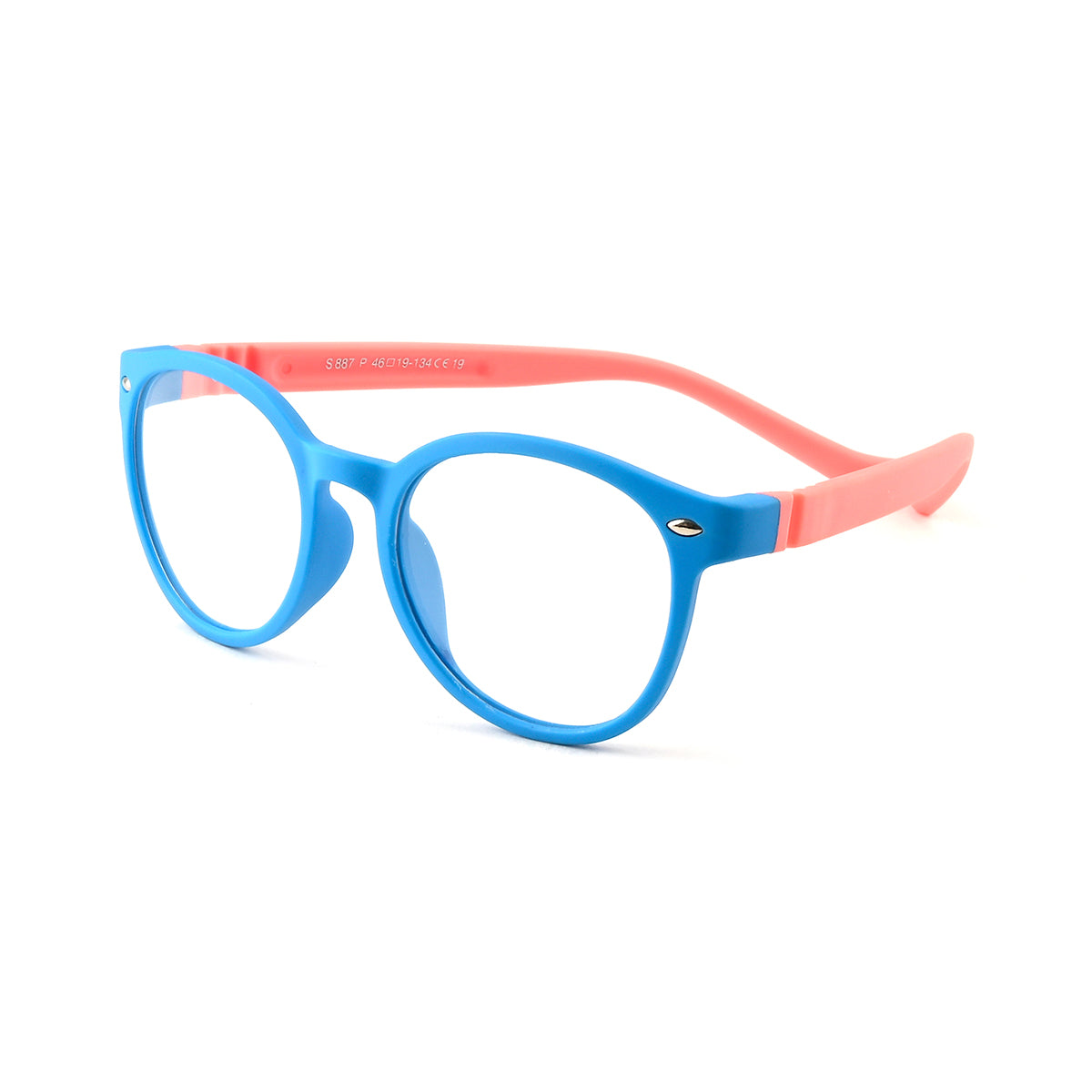 30010545-C19-M.BLUE/ORANGE PINK