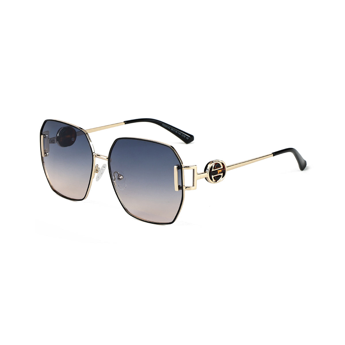 30530587-C70-BLACK/GOLD/PINK DC BLUE LENS