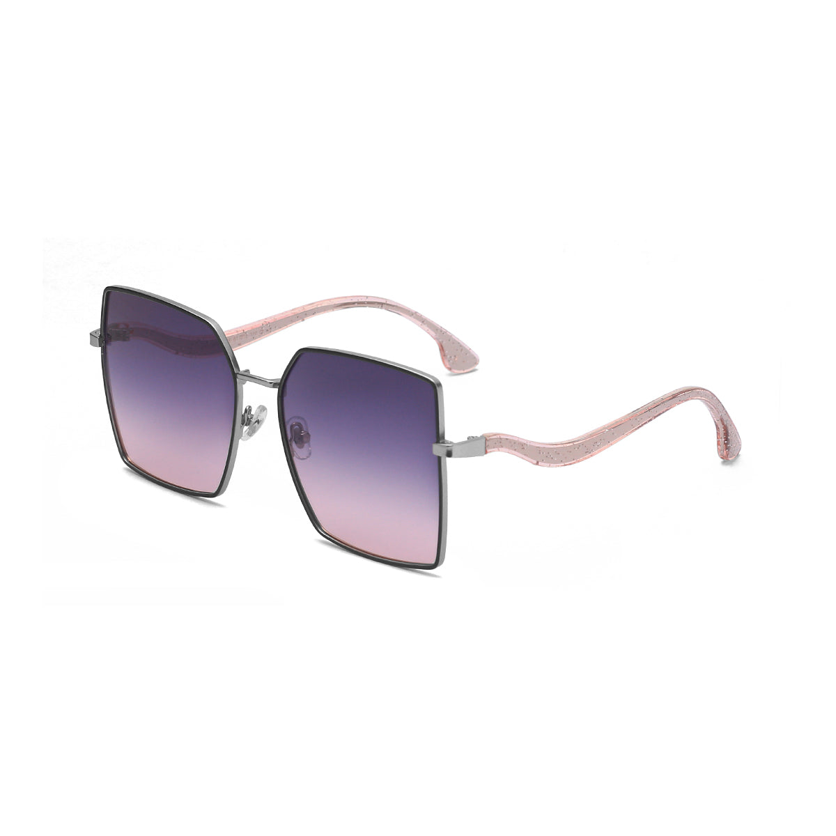 30530640-C46-SILVER/PINK DC.BLUE LENS